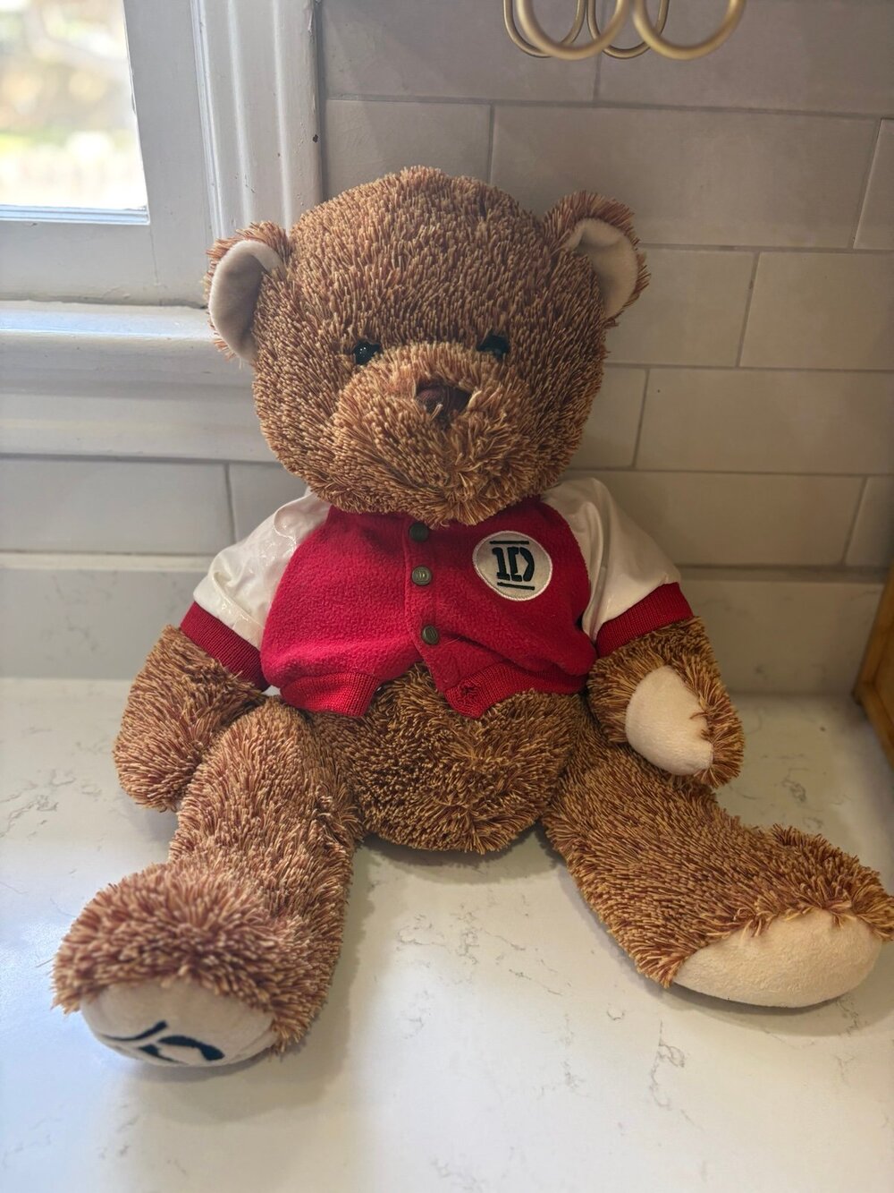 One Direction 22” Teddy Bear 1D Varsity Coat and T-shirt Collectible Merch